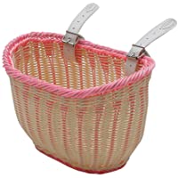 Mv-Tek Round - Cesta para niña- Color Crema-Rosa- 14 x 17 x 15 cm